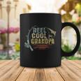 Funny Mens Funny Fishing Gift Vintage Reel Cool Grandpa Gift Coffee Mug Unique Gifts