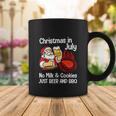 Funny Merry Christmas In July No Milk Cookies Coffee Mug Unique Gifts