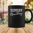 Funny Running With Saying Sunday Runday Coffee Mug Unique Gifts