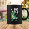 Funny Two Rex 2Nd Birthday Boy Gift Trex Dinosaur Party Happy Second Gift Coffee Mug Unique Gifts