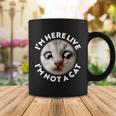 Funny Zoom Lawyer Cat Meme Im Here Live Im Not A Cat Tshirt Coffee Mug Unique Gifts