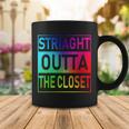 Gay Pride Straight Outta The Closet Tshirt Coffee Mug Unique Gifts
