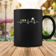 Heartbeat Pulse Pickleball Funny Gift Coffee Mug Unique Gifts