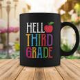Hello 3Rd Grade Red Apple Back To School First Day Of School Coffee Mug Unique Gifts