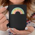 Hippie Rainbow Make Art Not War Custom Coffee Mug Funny Gifts