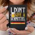 I Dont Give A Schnitzel German Beer Wurst Funny Oktoberfest Coffee Mug Personalized Gifts