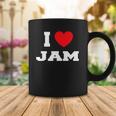 I Love Jam I Heart Jam Coffee Mug Unique Gifts