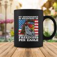 Independence Measured In Freedoms Per Eagle Usa 4Th Of July Cute Gift Coffee Mug Unique Gifts