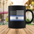 Israeli American Flag Coffee Mug Unique Gifts