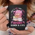 Just A Girl Who Loves Anime Ramen And Cats Kawaii Japanese Coffee Mug Personalized Gifts