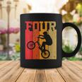 Kids 4Th Birthday Boys 4 Year Old Four Bmx Bike Racing Bicycle V2 Coffee Mug Funny Gifts