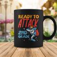 Kids Ready To Attach 2Nd Grade Shark First Day Of School Back To School Coffee Mug Funny Gifts