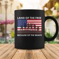 Land Of The Free Because Of The Brave Coffee Mug Unique Gifts