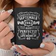 Legends Were Born In September 1982 40Th Birthday Gifts Coffee Mug Personalized Gifts