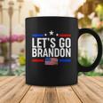 Lets Go Brandon Distress Usa Flag Fjb Chant Tshirt Coffee Mug Unique Gifts