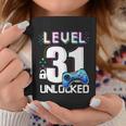 Level 31 Unlocked Video Game 31St Birthday Boy Gamer Coffee Mug Personalized Gifts