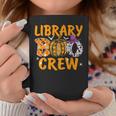 Library Boo Crew School Librarian Halloween Library Book V4 Coffee Mug Personalized Gifts