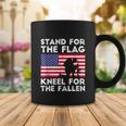 Memorial Day Patriotic Military Veteran American Flag Stand For The Flag Kneel For The Fallen Coffee Mug Unique Gifts