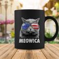Meowica Cat 4Th Of July Merica Men Women Usa American Flag Coffee Mug Unique Gifts