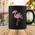Merry Flocking Xmas Tropical Flamingo Christmas In July Coffee Mug Unique Gifts