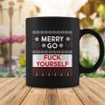 Merry Go FCk Yourself Ugly Christmas Sweater Coffee Mug Unique Gifts