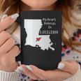 My Heart Belongs In Louisiana Graphic Design Printed Casual Daily Basic Coffee Mug Personalized Gifts