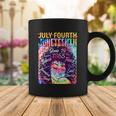 Not July 4Th Juneteenth Tie Dye African American Woman Tshirt Coffee Mug Unique Gifts