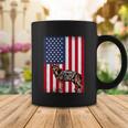 Patriotic German Shepherd American Flag Grunge Dog Lover Gift Coffee Mug Unique Gifts