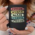 Person Woman Man Camera Prison Coffee Mug Personalized Gifts