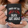 Pinch Dat Tail Suck Dat Head Crawfish Crayfish Cajun Funny Graphic Design Printed Casual Daily Basic Coffee Mug Personalized Gifts