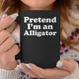 Pretend Im An Alligator Funny Lazy Easy Halloween Costume Coffee Mug Personalized Gifts