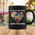 Put Your Differences Aside Autism Awareness Coffee Mug Unique Gifts