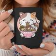 Ramen Cat Kawaii Anime Cat Ramen Lover Kawaii Neko Coffee Mug Personalized Gifts