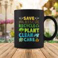 Save Bees Rescue Animals Recycle Plastic Earth Day Planet Funny Gift Coffee Mug Unique Gifts