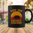 Save The Chubby Unicorn Distressed Sun Tshirt Coffee Mug Unique Gifts