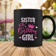 Sister Of The Birthday Girl Funny Cute Pink Coffee Mug Unique Gifts