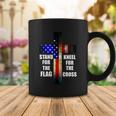 Stand For The Flag Kneel For The Cross Usa Flag Coffee Mug Unique Gifts
