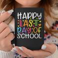 Stars Happy Last Day Of School Cute Graduation Teacher Kids Coffee Mug Funny Gifts