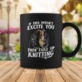 Take Up Knitting Coffee Mug Funny Gifts