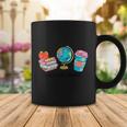 Teach Love Inspire Globe Graphic Plus Size Shirt For Teacher Male Female Coffee Mug Unique Gifts
