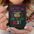 Test Day Sloth Funny School Professor Teacher Testing Squad Coffee Mug Personalized Gifts
