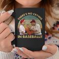 Theres No Crying In Funny Baseball Vintage Retro Coffee Mug Personalized Gifts