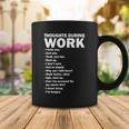 Thoughts During Work Funny Coffee Mug Unique Gifts