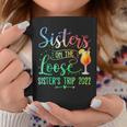 Tie Dye Sisters On The Loose Sisters Weekend Trip 2022 Coffee Mug Personalized Gifts