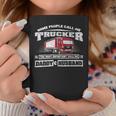 Trucker Trucker Daddy Or Trucker Husband Truck Driver Dad _ V2 Coffee Mug Funny Gifts