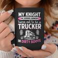 Trucker Trucker Wife Trucker Girlfriend Coffee Mug Funny Gifts