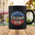 Trump Won 4Th Of July American Flag Great Gift Coffee Mug Unique Gifts