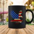 Usa Bald Eagle Flag Drip 4Th Of July Coffee Mug Unique Gifts