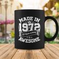 Vintage Crown Made In 1972 50 Years Of Being Awesome 50Th Birthday Coffee Mug Unique Gifts