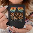 Vintage Preschool Teacher Off Duty Last Day Of School Summer V2 Coffee Mug Funny Gifts